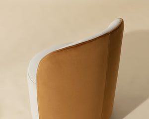 Cavoli Swivel Dining Chair - elegant seating for dining areas | Image 8 | InSTYLE Home & Rugs