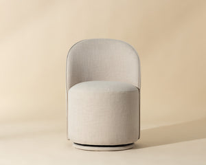 Cavoli Swivel Dining Chair - elegant seating for dining areas | Image 18 | InSTYLE Home & Rugs