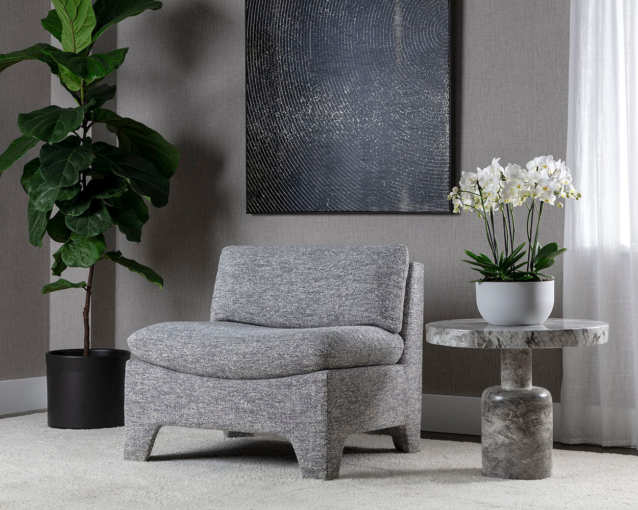 Dallin Lounge Chair - perfect for casual unwinding | Image 3 | InSTYLE Home & Rugs