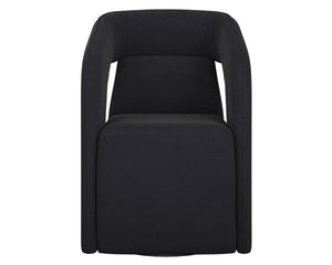 Kendrick Wheeled Dining Armchair - elegant seating for dining areas | Image 13 | InSTYLE Home & Rugs