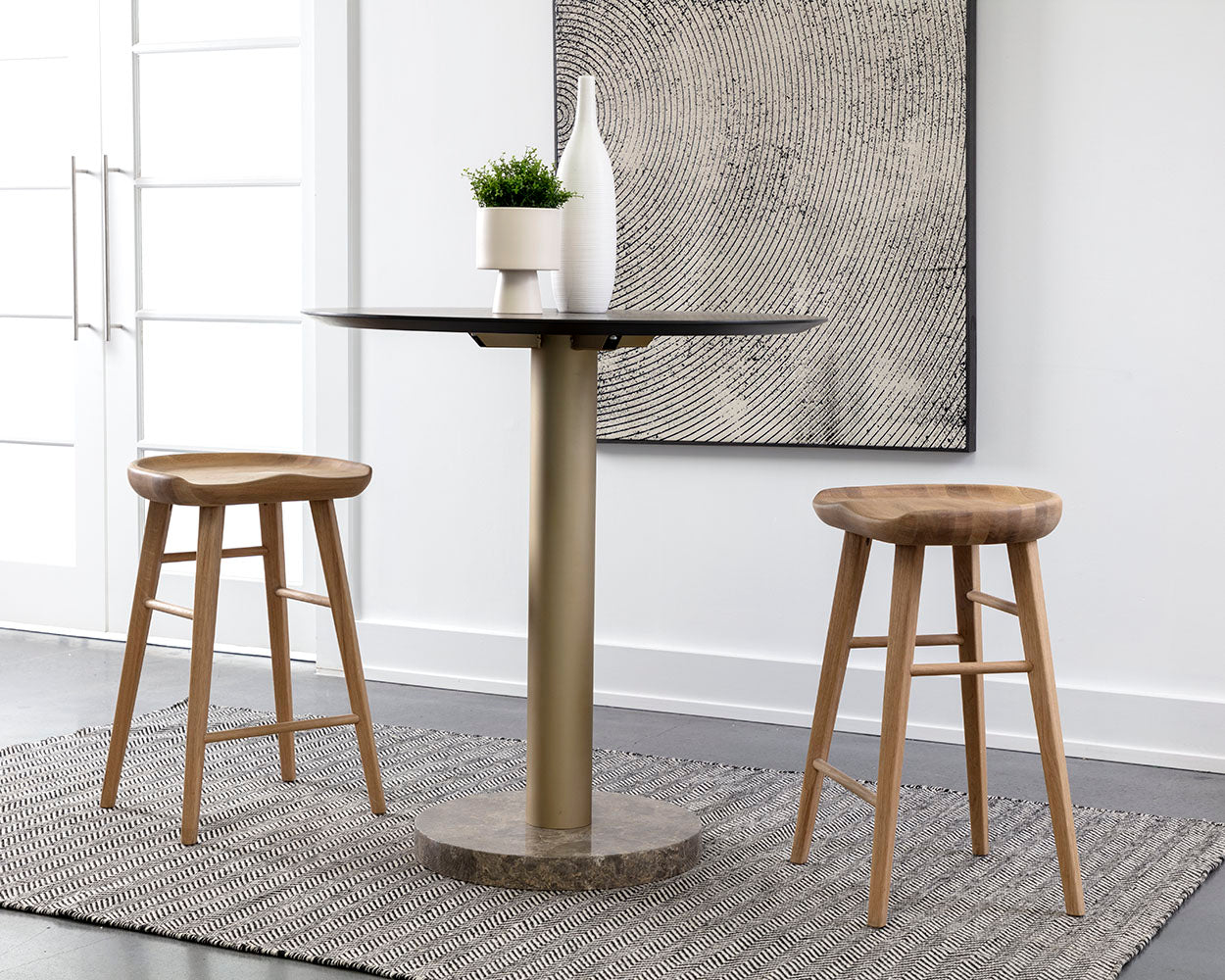 Dominic Counter Stool - sleek stools for kitchen bars | Image 10 | InSTYLE Home & Rugs