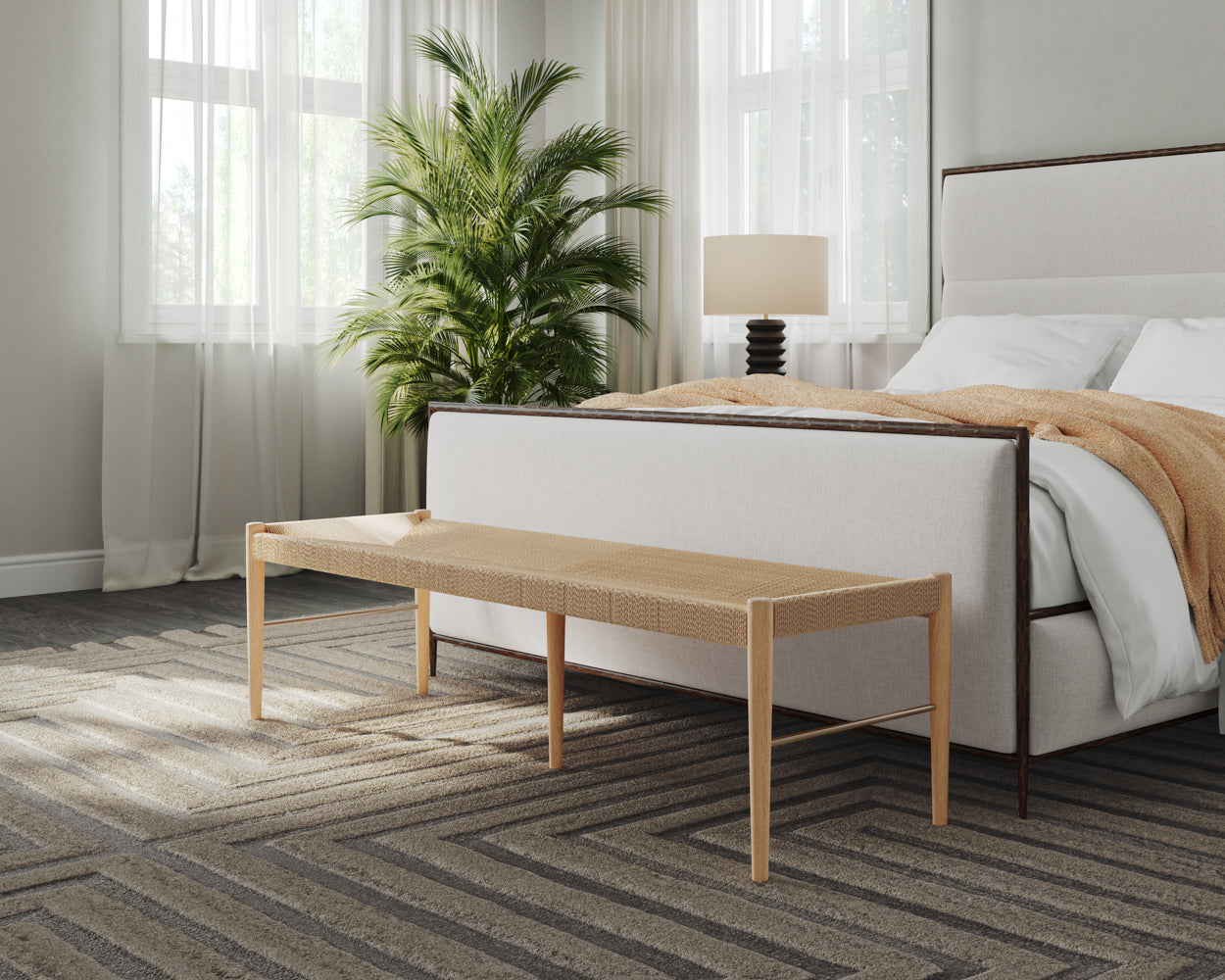 Moira Bench - durable benches with modern style | Image 2 | InSTYLE Home & Rugs