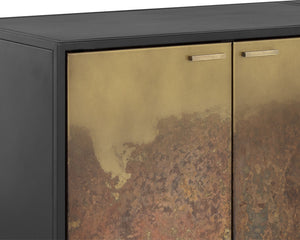 Auburn Media Console And Cabinet - perfect for holding drinks, decor, or lamps | Image 5 | InSTYLE Home & Rugs