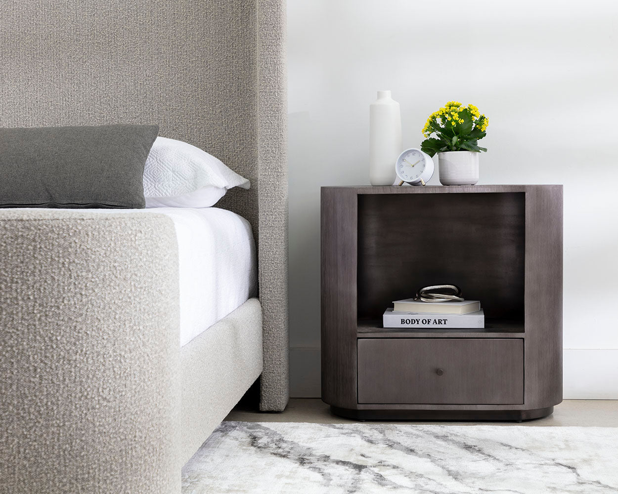 Siena Nightstand - modern storage for your bedside | Image 9 | InSTYLE Home & Rugs