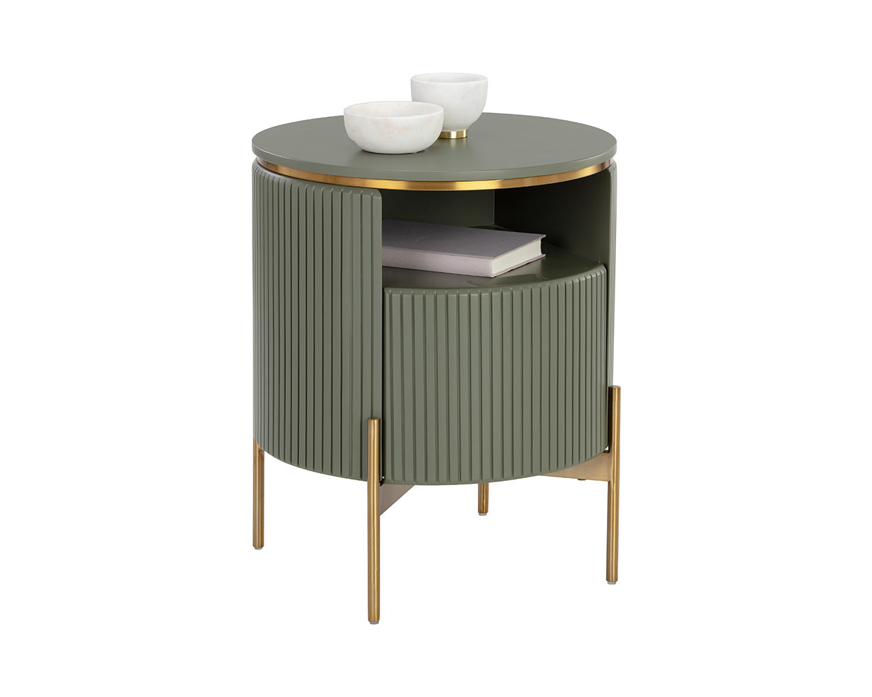 Paloma End Table - perfect for holding drinks, decor, or lamps | Image 1 | InSTYLE Home & Rugs