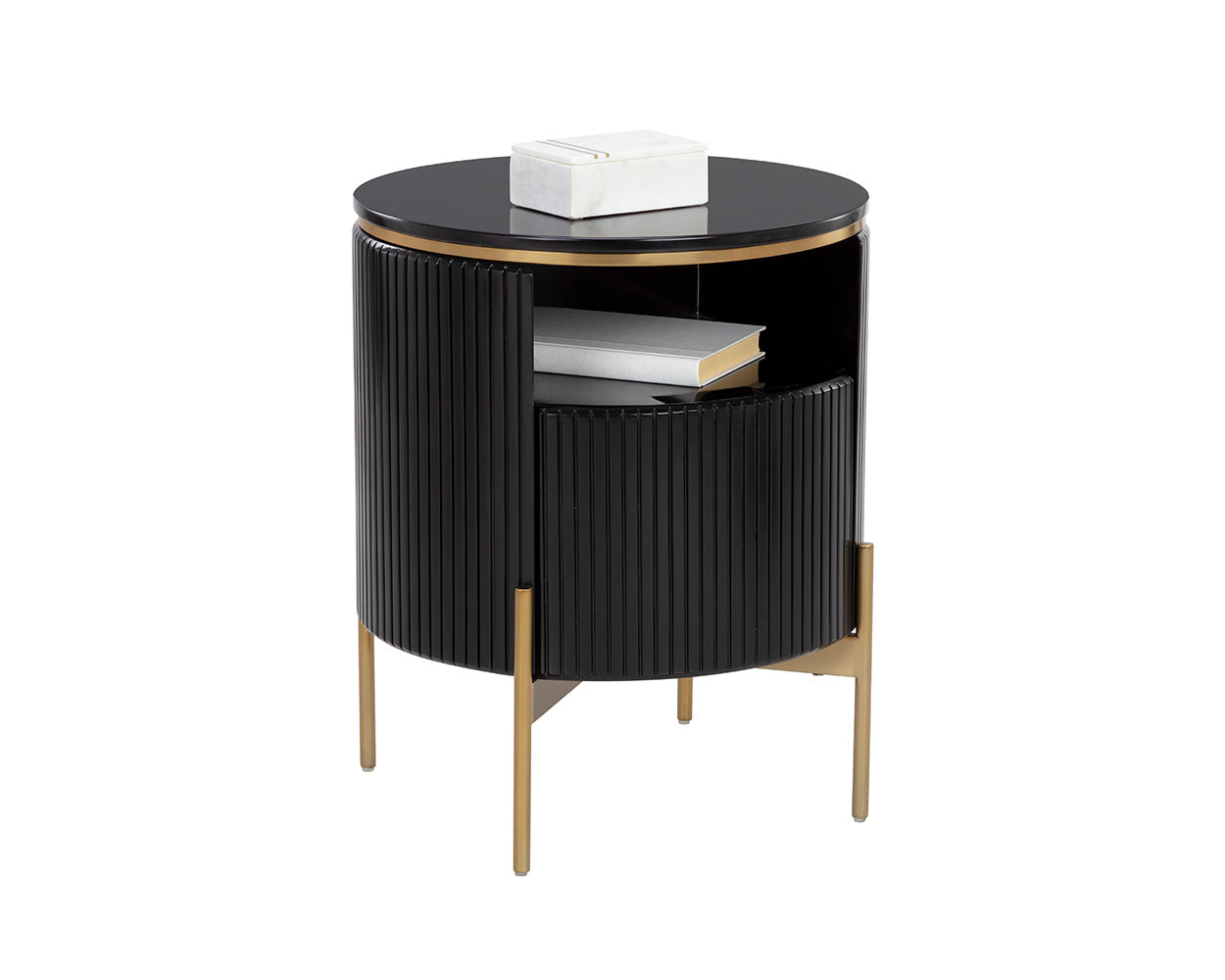 Paloma End Table - perfect for holding drinks, decor, or lamps | Image 2 | InSTYLE Home & Rugs