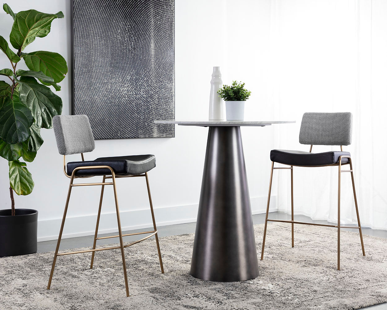 Brinley Barstool - comfortable stools for high tables | Image 2 | InSTYLE Home & Rugs