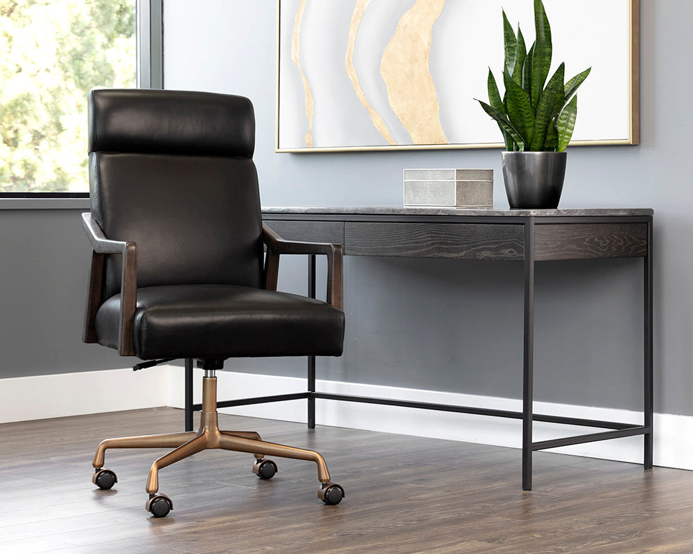 Collin Office Chair - stylish chairs for modern offices | Image 12 | InSTYLE Home & Rugs
