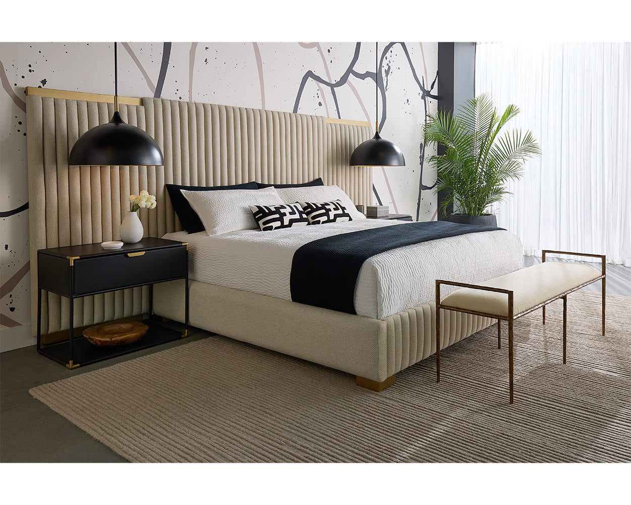Doone Nightstand - functional nightstands for bedrooms | Image 3 | InSTYLE Home & Rugs