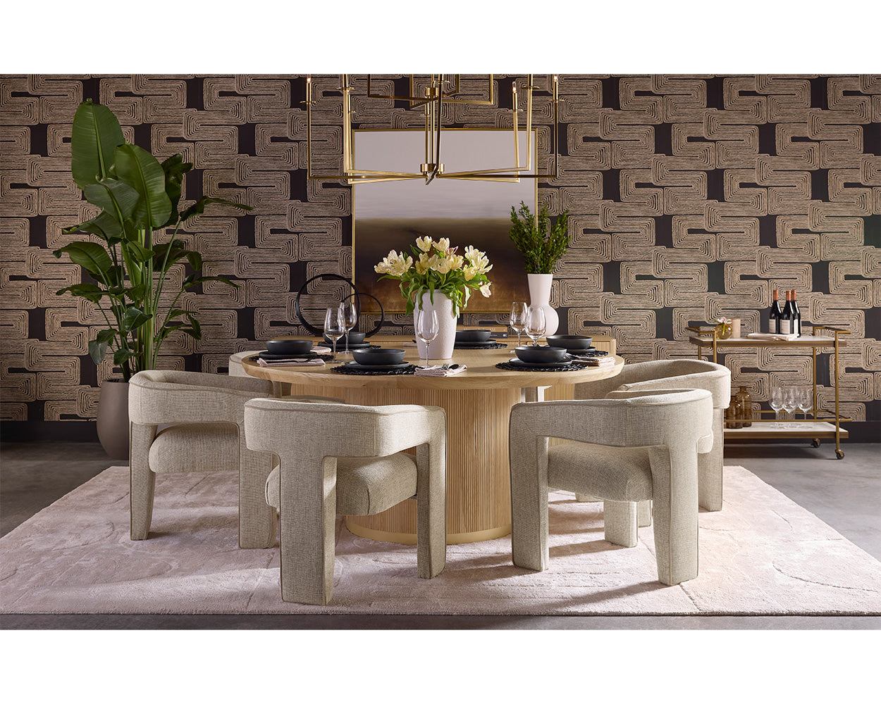 Kalla Dining Table - elegant tables for dining rooms | Image 5 | InSTYLE Home & Rugs