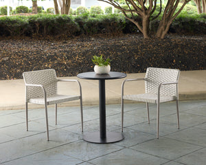 Casella Stackable Dining Armchair - elegant seating for dining areas | Image 3 | InSTYLE Home & Rugs