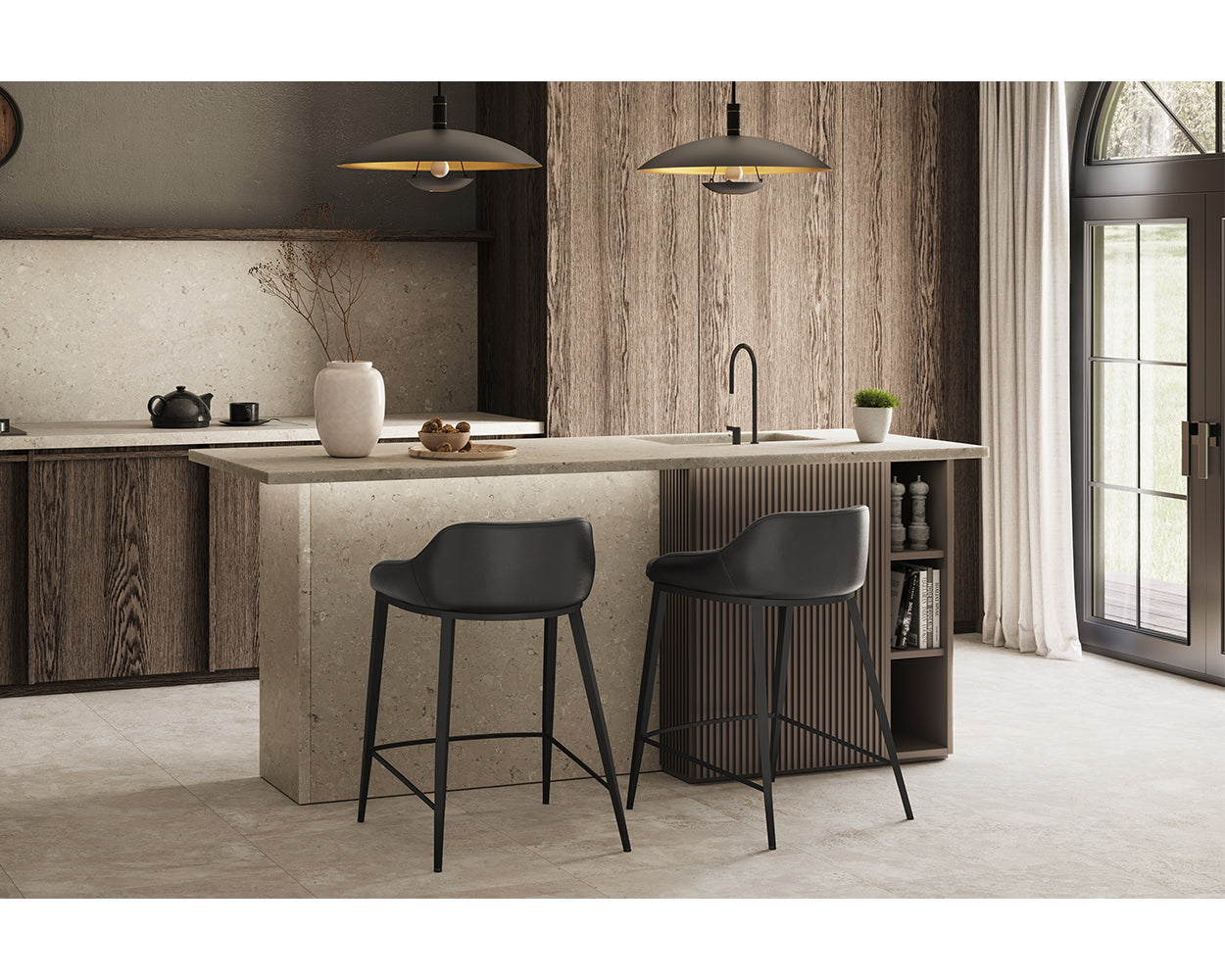 Astra Counter Stool - sleek stools for kitchen bars | Image 11 | InSTYLE Home & Rugs