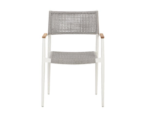 Nava Stackable Dining Armchair - stylish chairs for any table | Image 3 | InSTYLE Home & Rugs