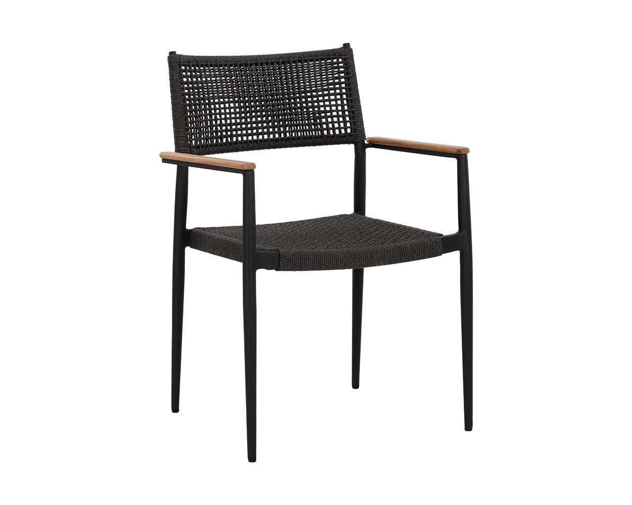 Nava Stackable Dining Armchair - elegant seating for dining areas | Image 1 | InSTYLE Home & Rugs