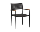 Nava Stackable Dining Armchair - elegant seating for dining areas | Image 1 | InSTYLE Home & Rugs