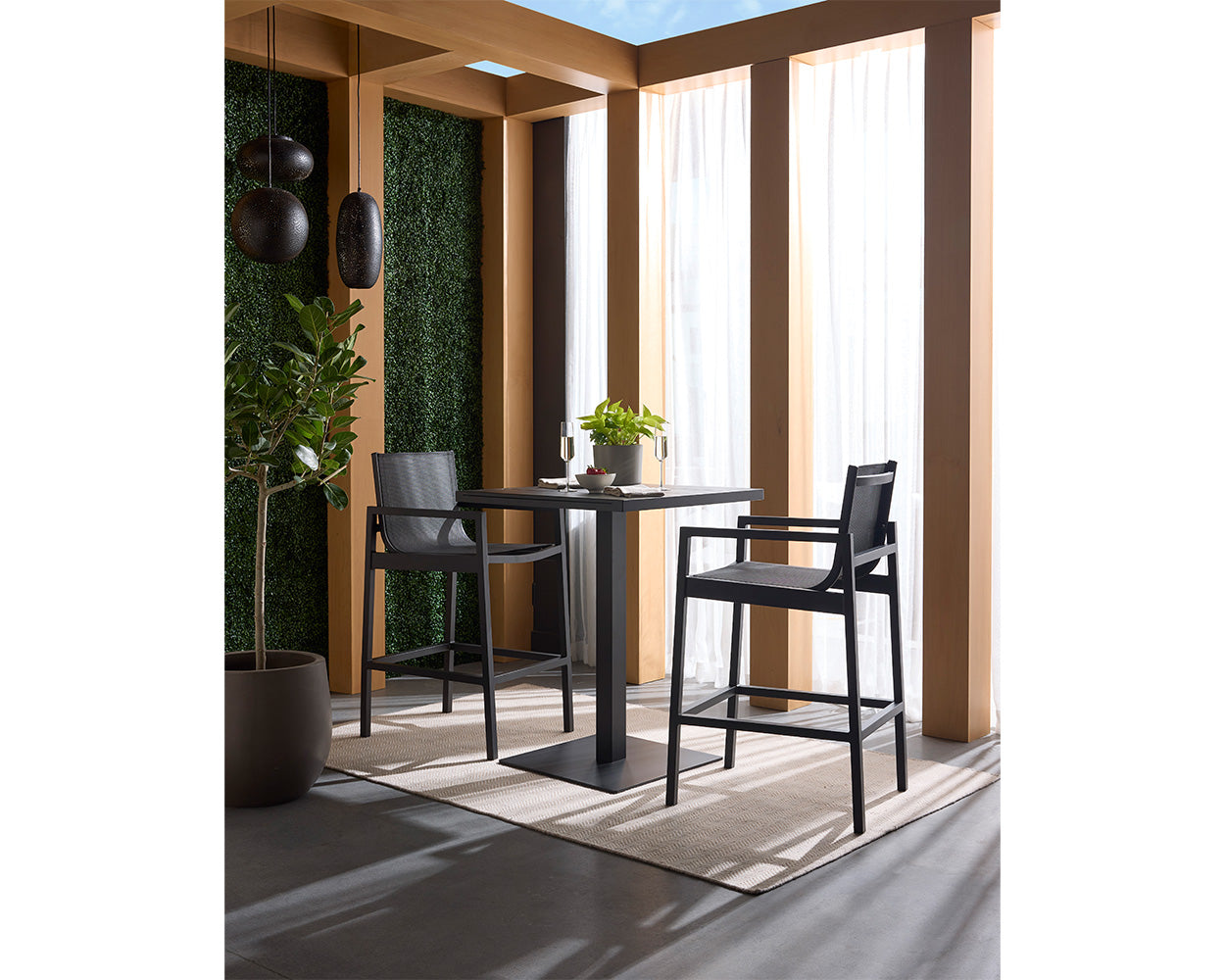 Merano Bar Table - perfect bar tables for social spaces | Image 3 | InSTYLE Home & Rugs
