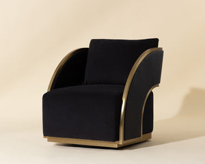 Baz Swivel Lounge Chair - comfortable chairs for relaxation | Image 1 | InSTYLE Home & Rugs