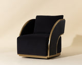 Baz Swivel Lounge Chair - comfortable chairs for relaxation | Image 1 | InSTYLE Home & Rugs