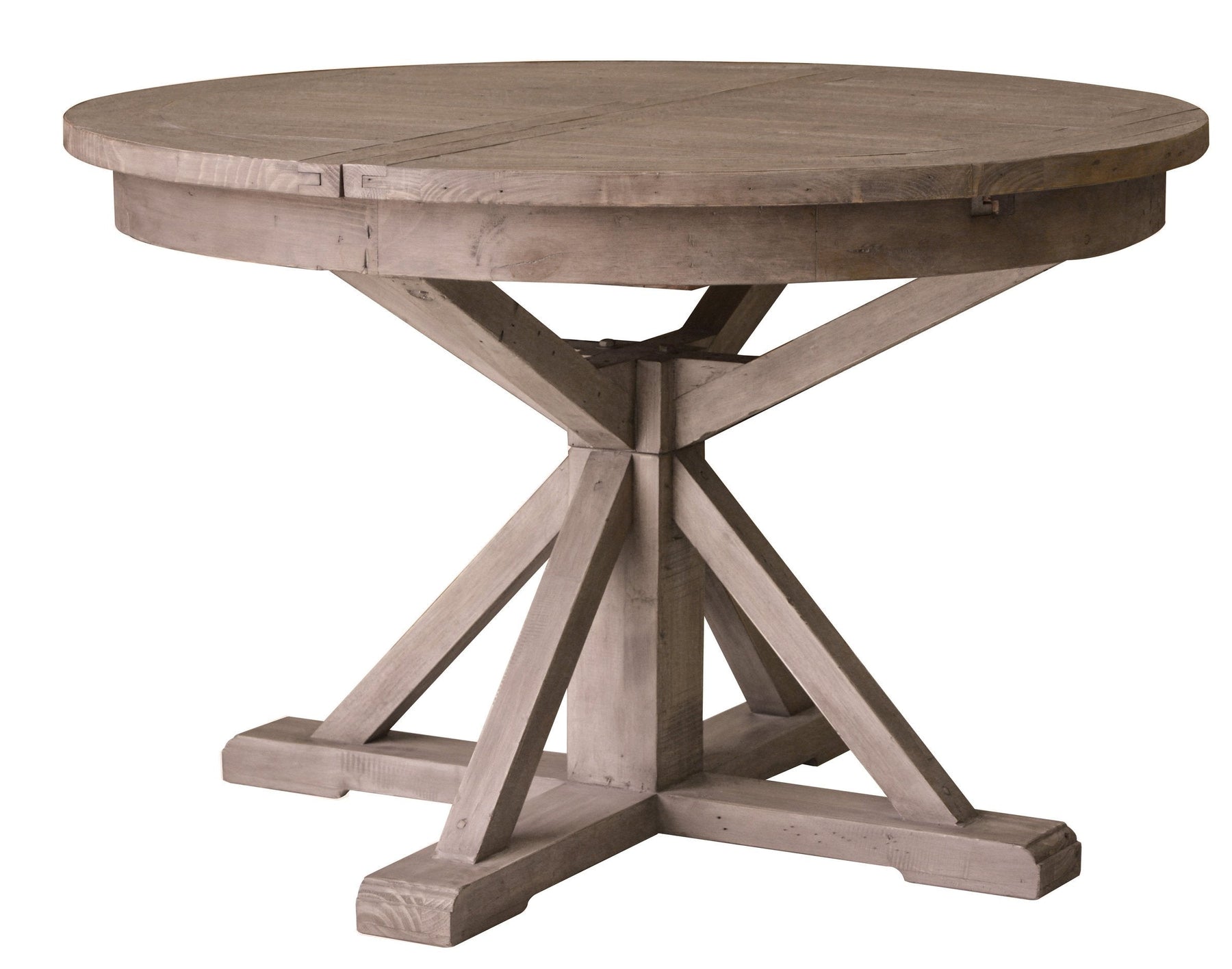 Irish Coast Round 47/63" Extension Dining Table - stylish chairs for any table | Image 1 | InSTYLE Home & Rugs
