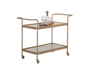 Durva Bar Cart - stylish bar carts for entertaining | Image 1 | InSTYLE Home & Rugs