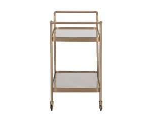 Durva Bar Cart - stylish bar carts for entertaining | Image 6 | InSTYLE Home & Rugs