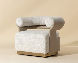 Olida Swivel Lounge Chair - comfortable chairs for relaxation | Image 1 | InSTYLE Home & Rugs