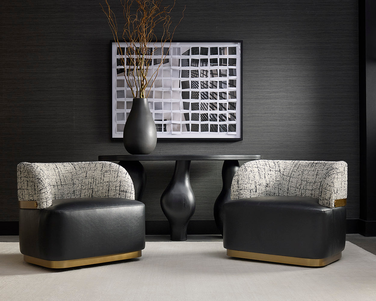 Brinda Swivel Lounge Chair - comfortable chairs for relaxation | Image 15 | InSTYLE Home & Rugs