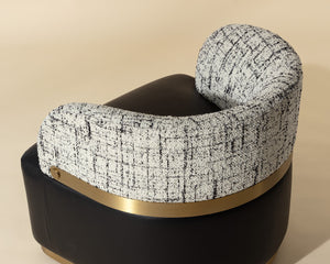 Brinda Swivel Lounge Chair - comfortable chairs for relaxation | Image 11 | InSTYLE Home & Rugs