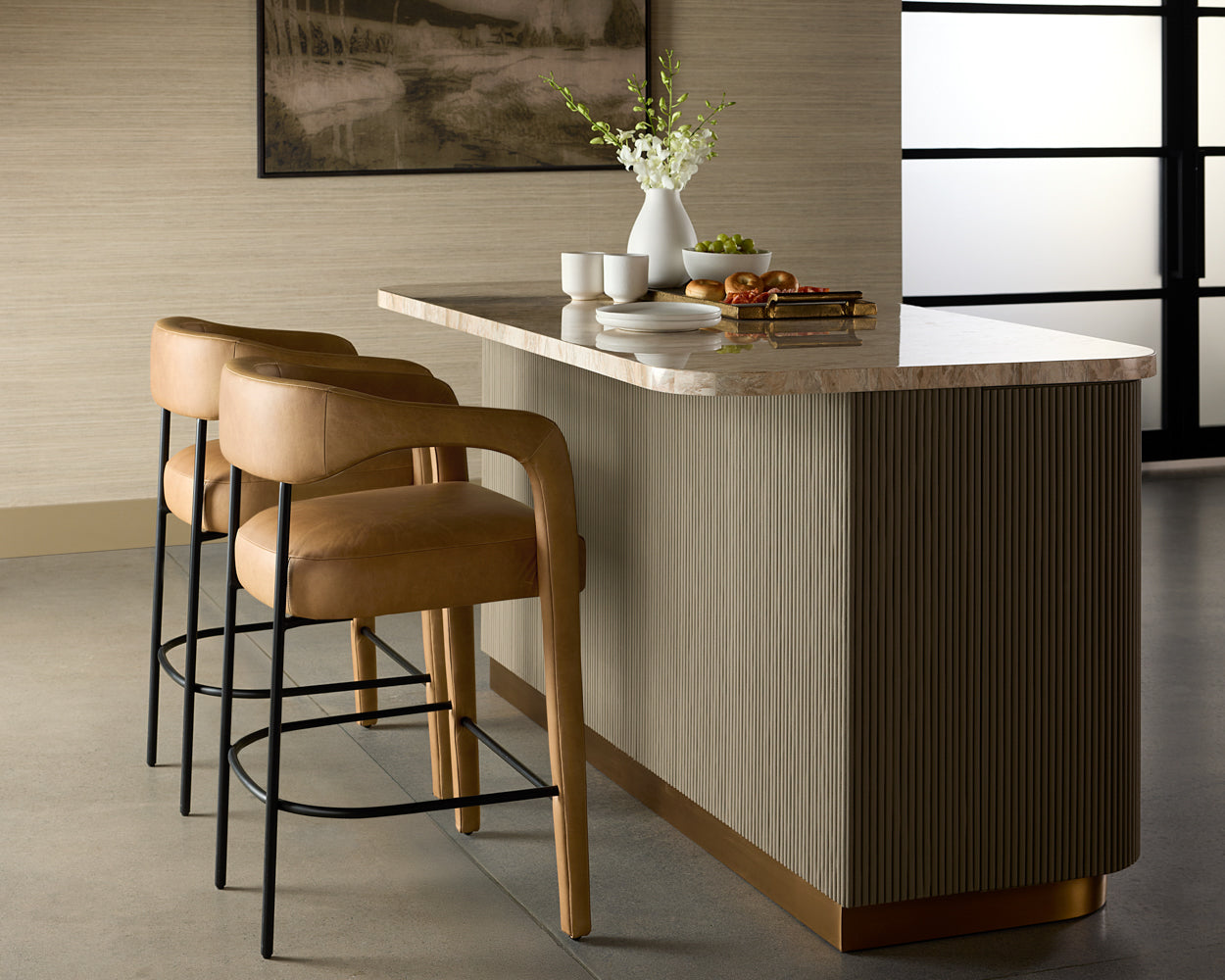 Mavia Counter Stool - ergonomic design for comfort | Image 2 | InSTYLE Home & Rugs
