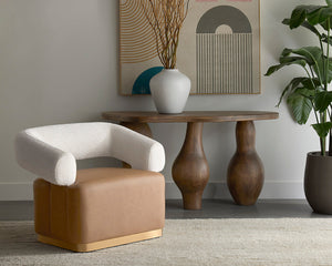Aggie Swivel Lounge Chair - comfortable chairs for relaxation | Image 3 | InSTYLE Home & Rugs