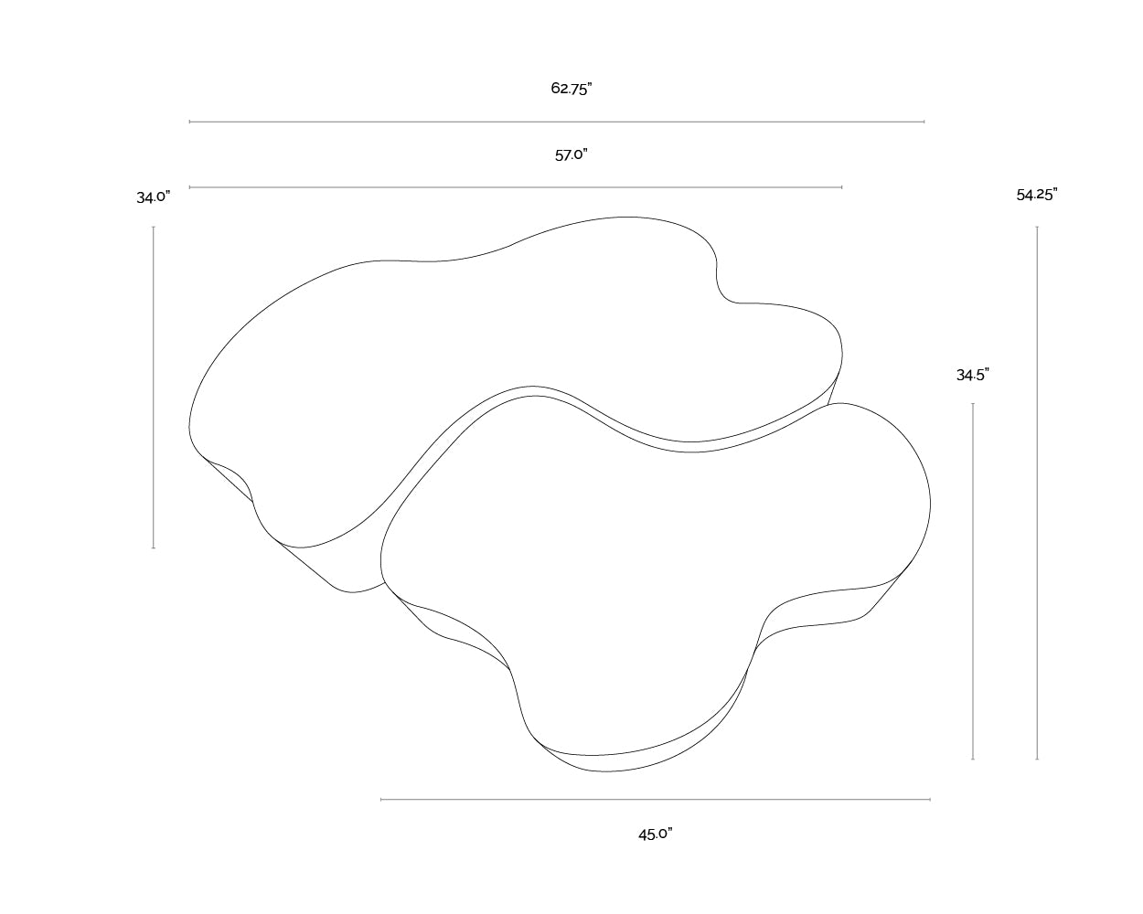 Boise Nesting Coffee Tables (Set Of 2) - modern design for any room | Image 8 | InSTYLE Home & Rugs