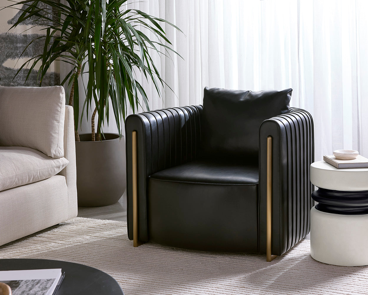 Alix Lounge Chair - comfortable chairs for relaxation | Image 14 | InSTYLE Home & Rugs