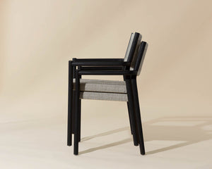 Kavala Stackable Dining Armchair - comfortable dining experience | Image 6 | InSTYLE Home & Rugs