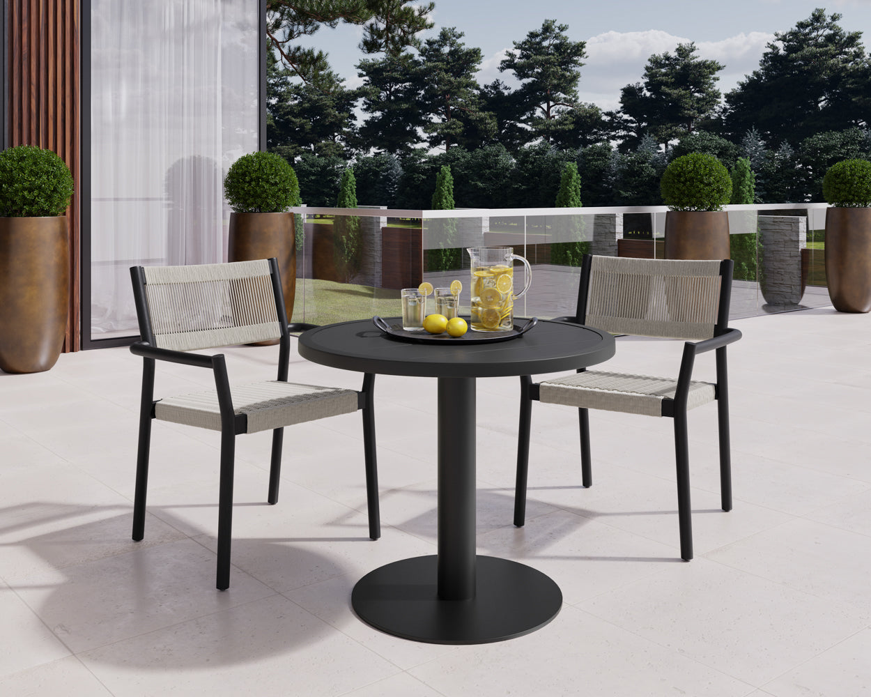 Kavala Stackable Dining Armchair - comfortable dining experience | Image 2 | InSTYLE Home & Rugs