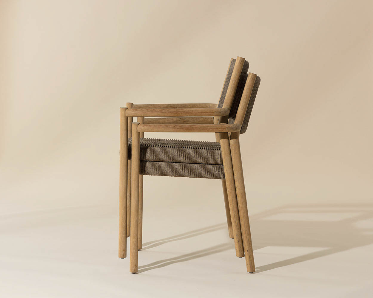 Kavala Stackable Dining Armchair - stylish chairs for any table | Image 6 | InSTYLE Home & Rugs
