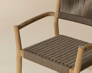 Kavala Stackable Dining Armchair - stylish chairs for any table | Image 7 | InSTYLE Home & Rugs