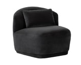 Soraya Swivel Armless Chair - comfortable chairs for relaxation | Image 2 | InSTYLE Home & Rugs