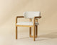 Madrone Dining Armchair - Rustic Oak