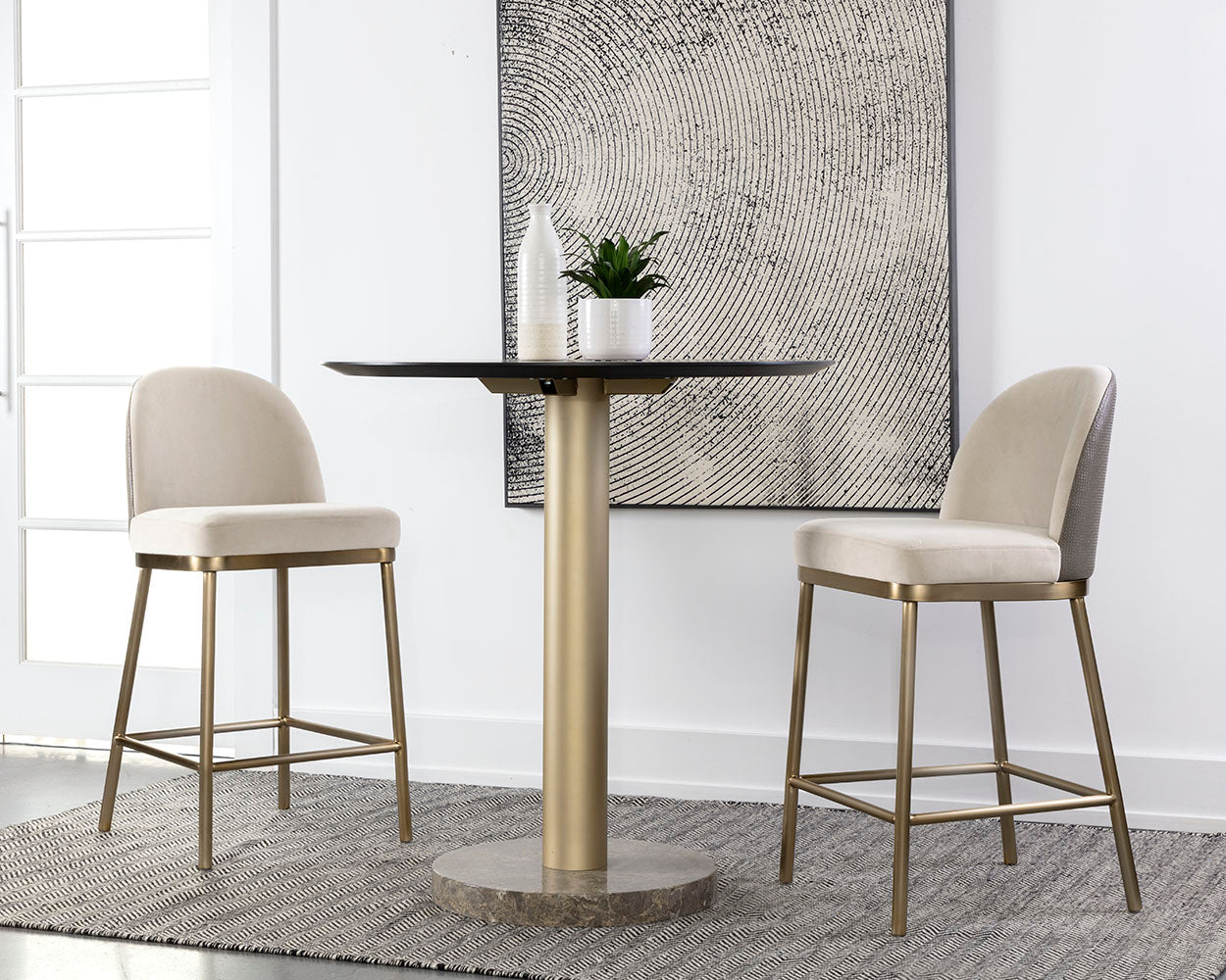 Lavania Counter Stool - ergonomic design for comfort | Image 3 | InSTYLE Home & Rugs