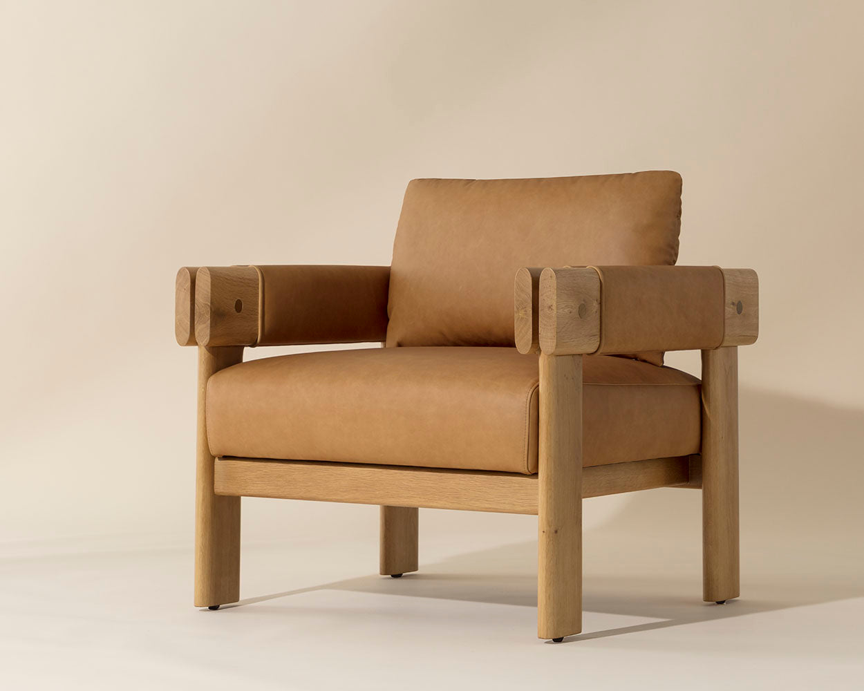 Carmichael Lounge Chair - perfect for casual unwinding | Image 1 | InSTYLE Home & Rugs