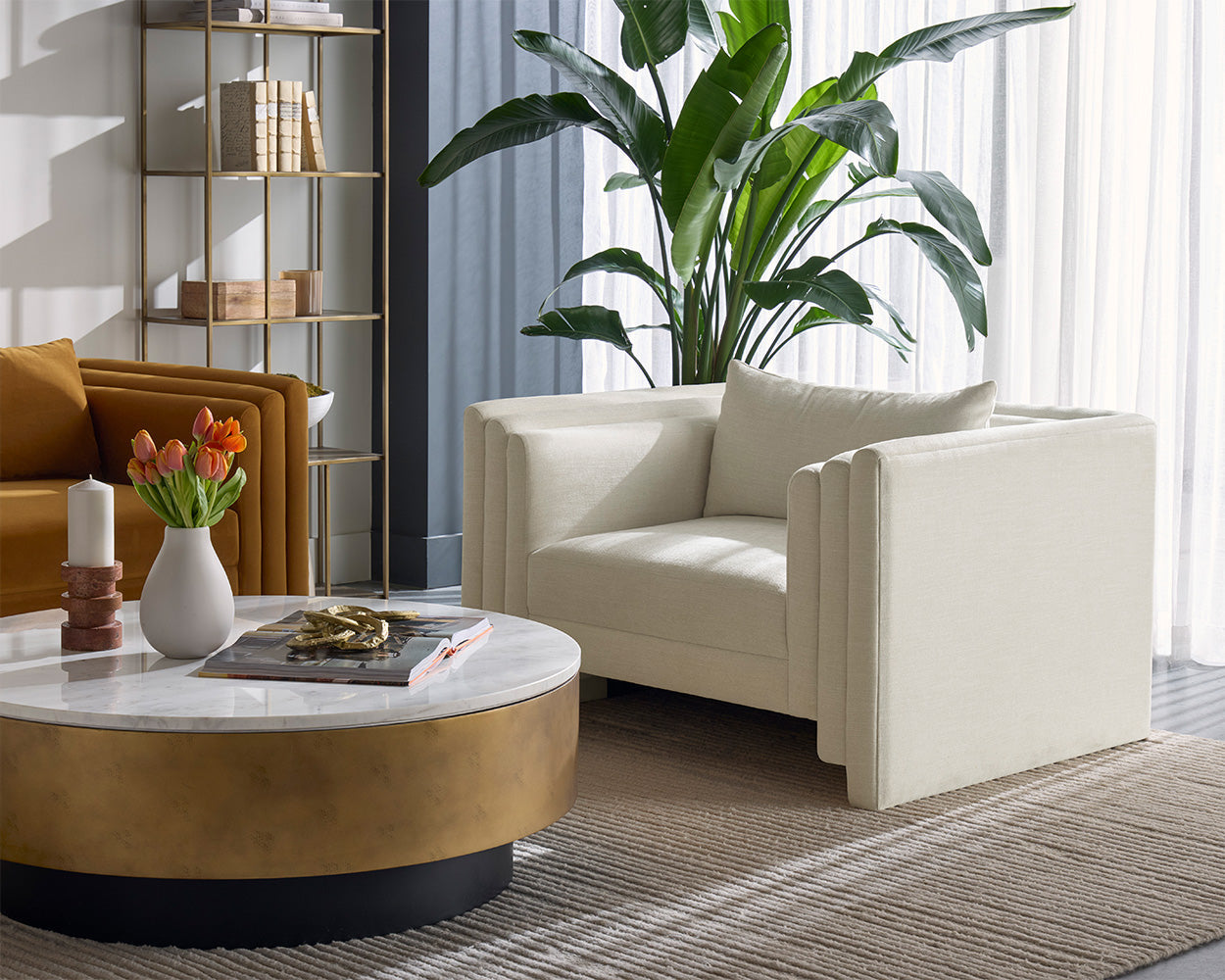 Kira Armchair - perfect for casual unwinding | Image 10 | InSTYLE Home & Rugs