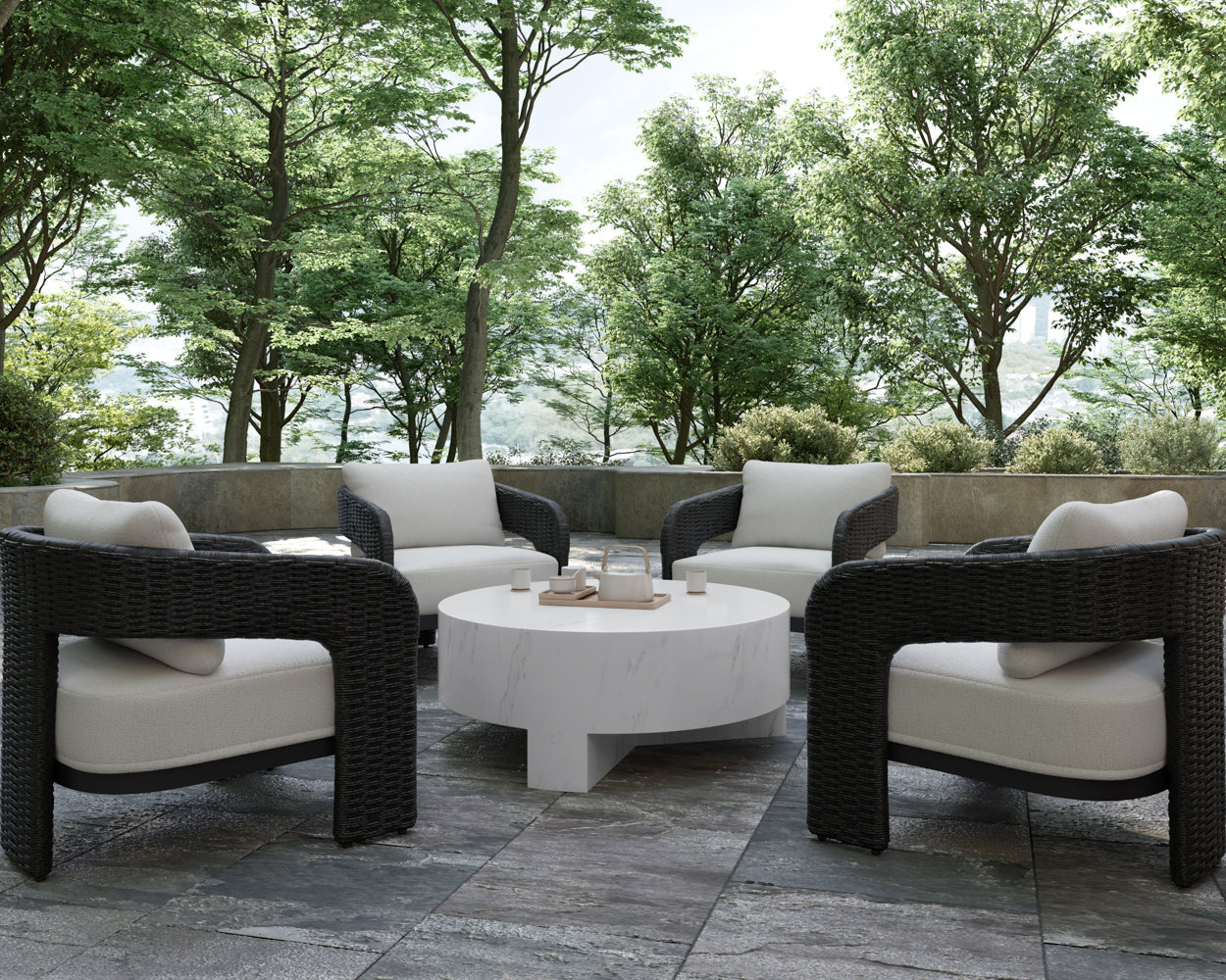 Pylos Lounge Chair - perfect for outdoor relaxation | Image 3 | InSTYLE Home & Rugs