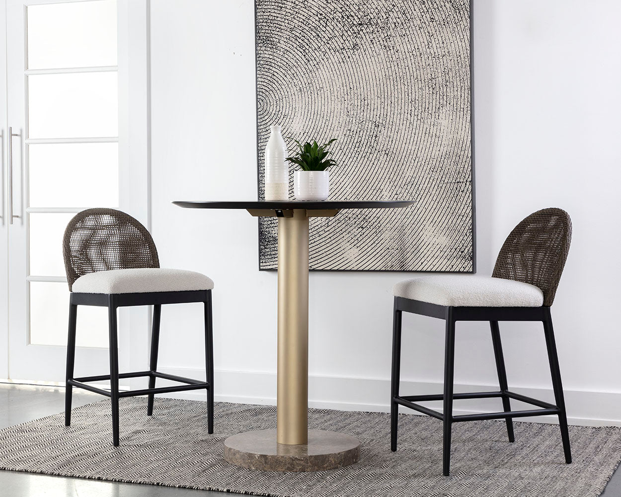 Calandri Counter Stool - durable stools for outdoor counters | Image 2 | InSTYLE Home & Rugs