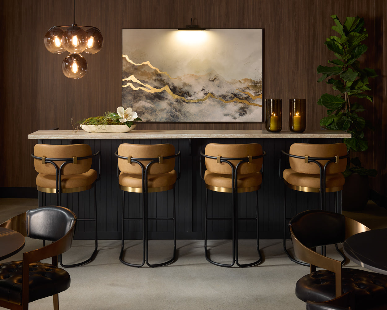 Jalen Barstool - modern bar seating with style | Image 9 | InSTYLE Home & Rugs