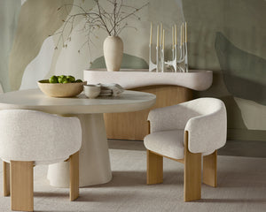 Trine Dining Armchair - elegant seating for dining areas | Image 2 | InSTYLE Home & Rugs