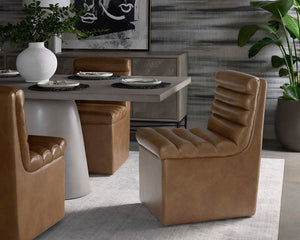 Norm Wheeled Dining Chair - stylish chairs for any table | Image 3 | InSTYLE Home & Rugs