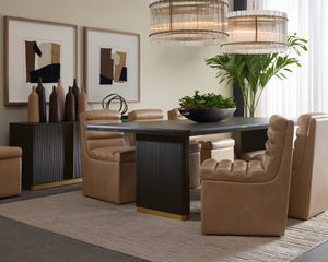 Norm Wheeled Dining Chair - stylish chairs for any table | Image 10 | InSTYLE Home & Rugs