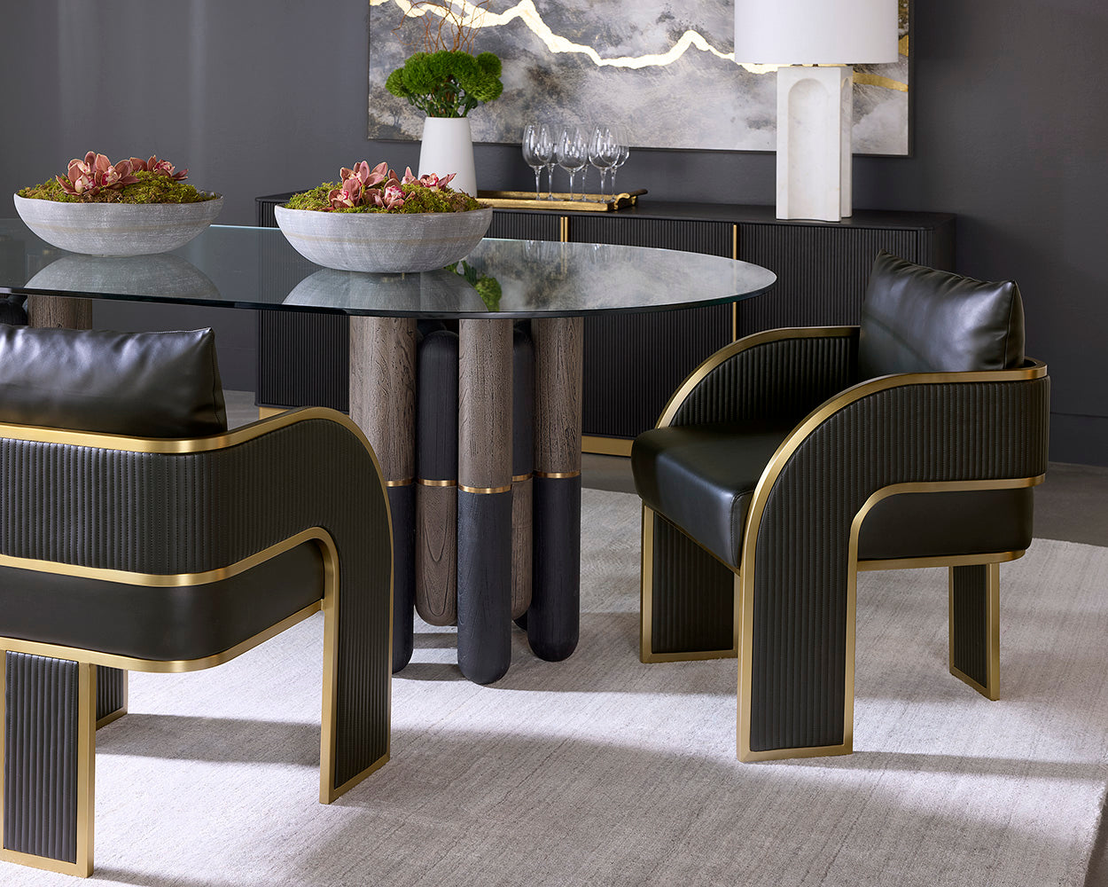 Baz Dining Armchair - elegant seating for dining areas | Image 3 | InSTYLE Home & Rugs