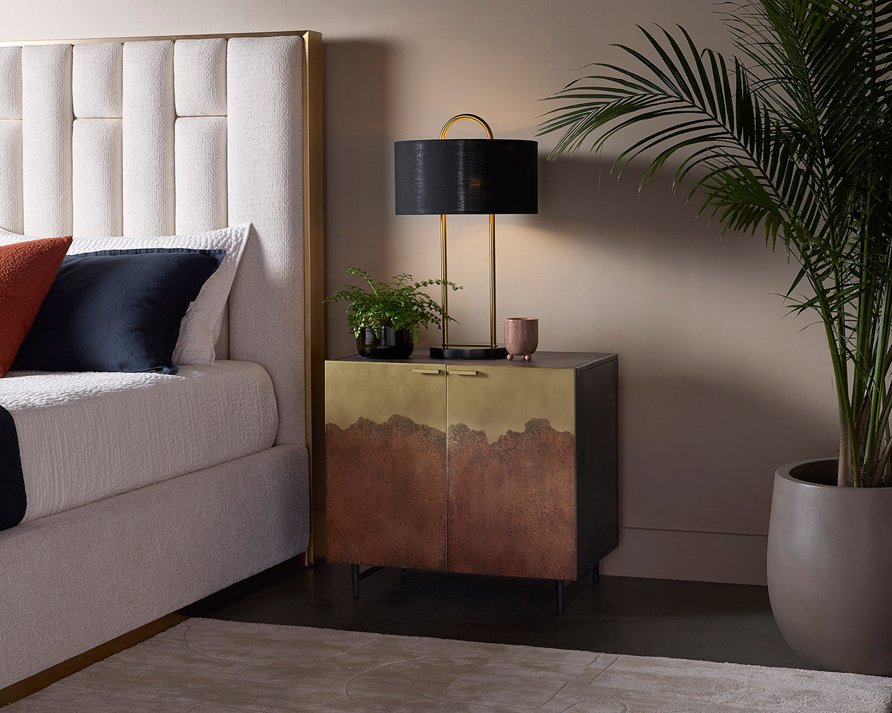 Auburn Nightstand - perfect for living room storage | Image 2 | InSTYLE Home & Rugs