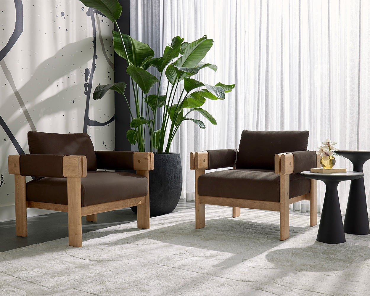 Carmichael Lounge Chair - perfect for casual unwinding | Image 11 | InSTYLE Home & Rugs